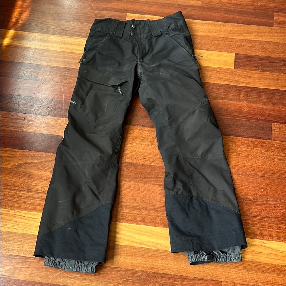 Patagonia Black Ski Shell Pants Pants with Gore-Tex